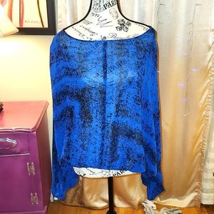 3/$20 Rachel Zoe Sheer top with elastic waist size 6